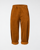 GERADE HOSE AUS SAMTSTOFF