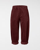 GERADE HOSE AUS SAMTSTOFF