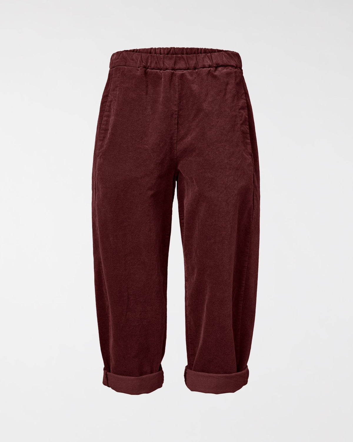 GERADE HOSE AUS SAMTSTOFF