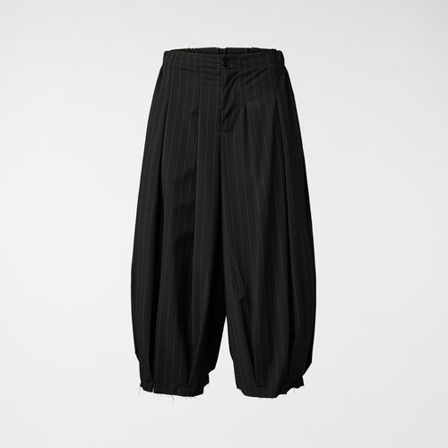 PANTALONI A PALLONCINO IN TESSUTO GESSATO