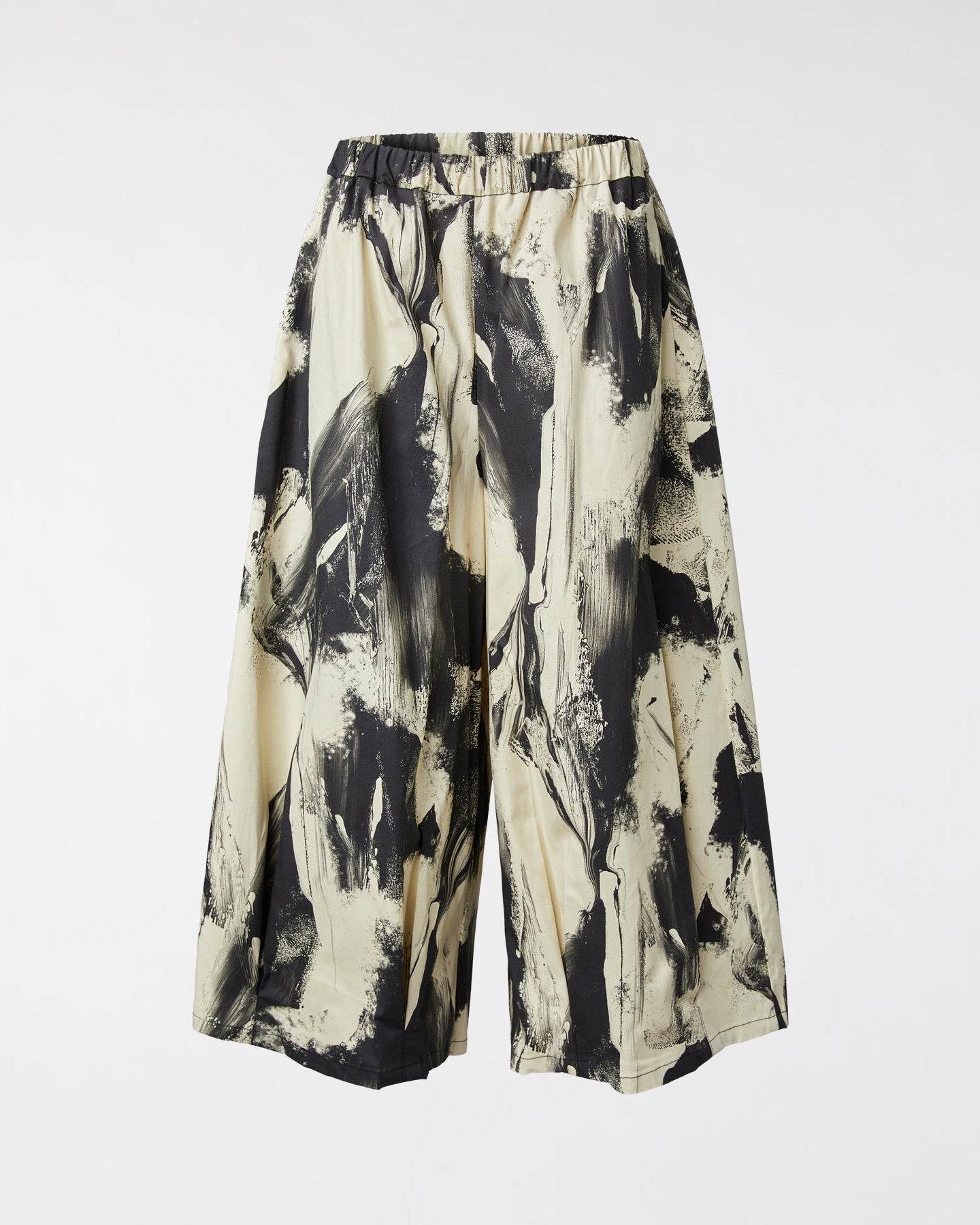 BRUSHSTROKE COTTON TROUSERS