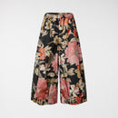 TROUSERS WITH PEONY PATTERN