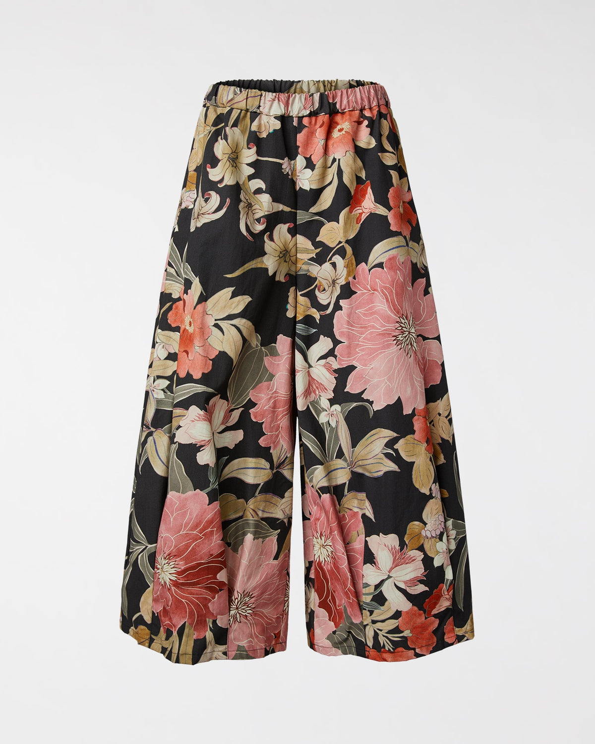 PANTALONES CON PATRÓN DE PEONÍA