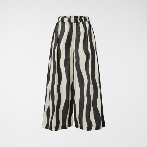 WAVE STRIPED TROUSERS