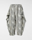 GEOMETRIC HAREM TROUSERS