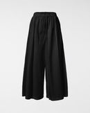 COTTON WIDE-LEG TROUSERS