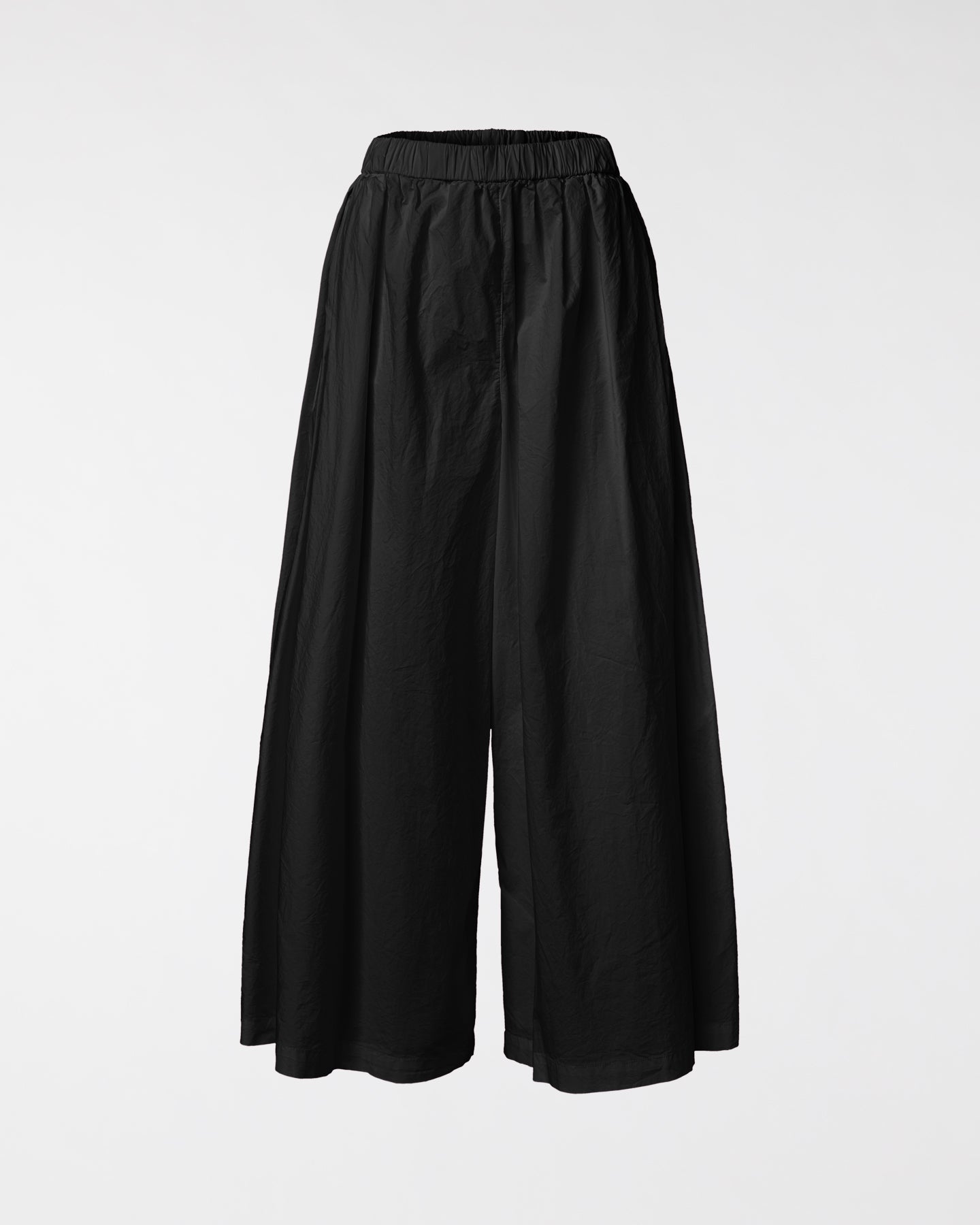 COTTON WIDE-LEG TROUSERS