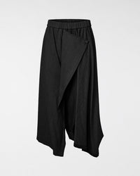 ASYMMETRIC DRAPED TROUSERS