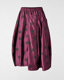 POLKA DOT SKIRT IN TAFFETA FABRIC
