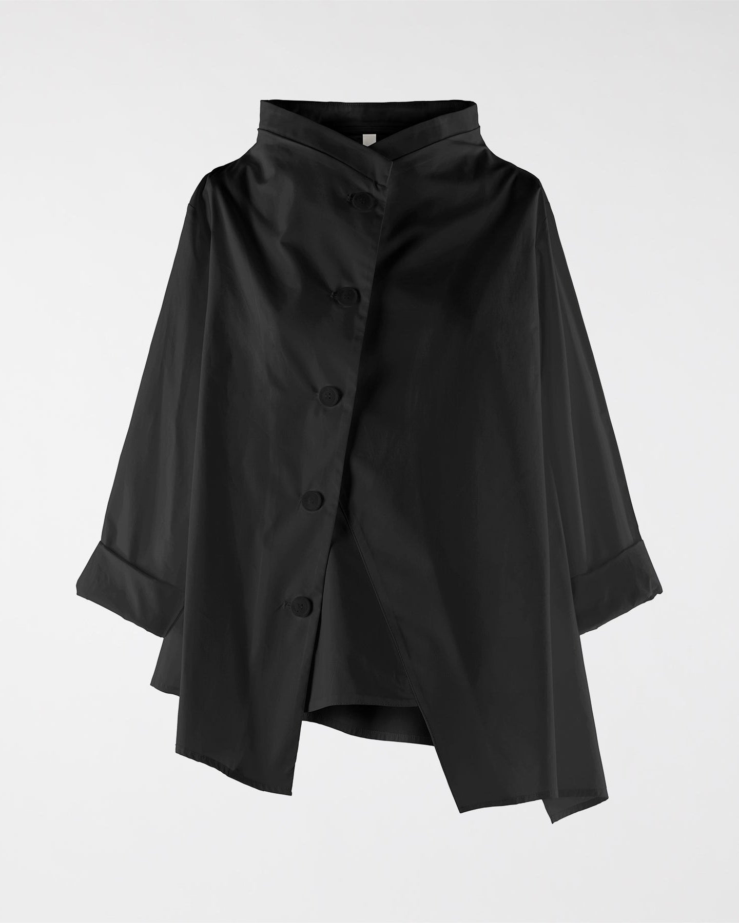COTTON JACKET/SHIRT WITH ASYMMETRIC BUTTONING
