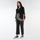 COTTON JACKET/SHIRT WITH ASYMMETRIC BUTTONING