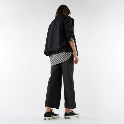 COTTON JACKET/SHIRT WITH ASYMMETRIC BUTTONING