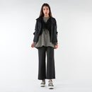 COTTON JACKET/SHIRT WITH ASYMMETRIC BUTTONING