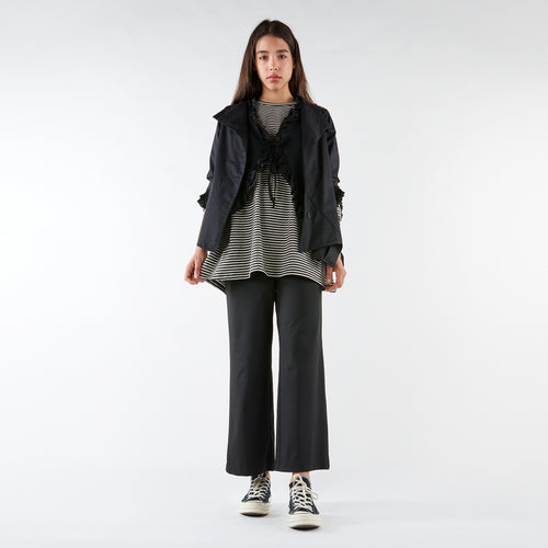 COTTON JACKET/SHIRT WITH ASYMMETRIC BUTTONING