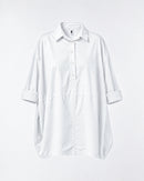 COTTON BLOUSE IN 2 FABRIC