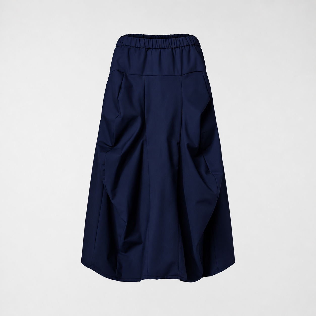 GONNA CON PIEGHE BLU