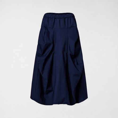 GONNA CON PIEGHE BLU
