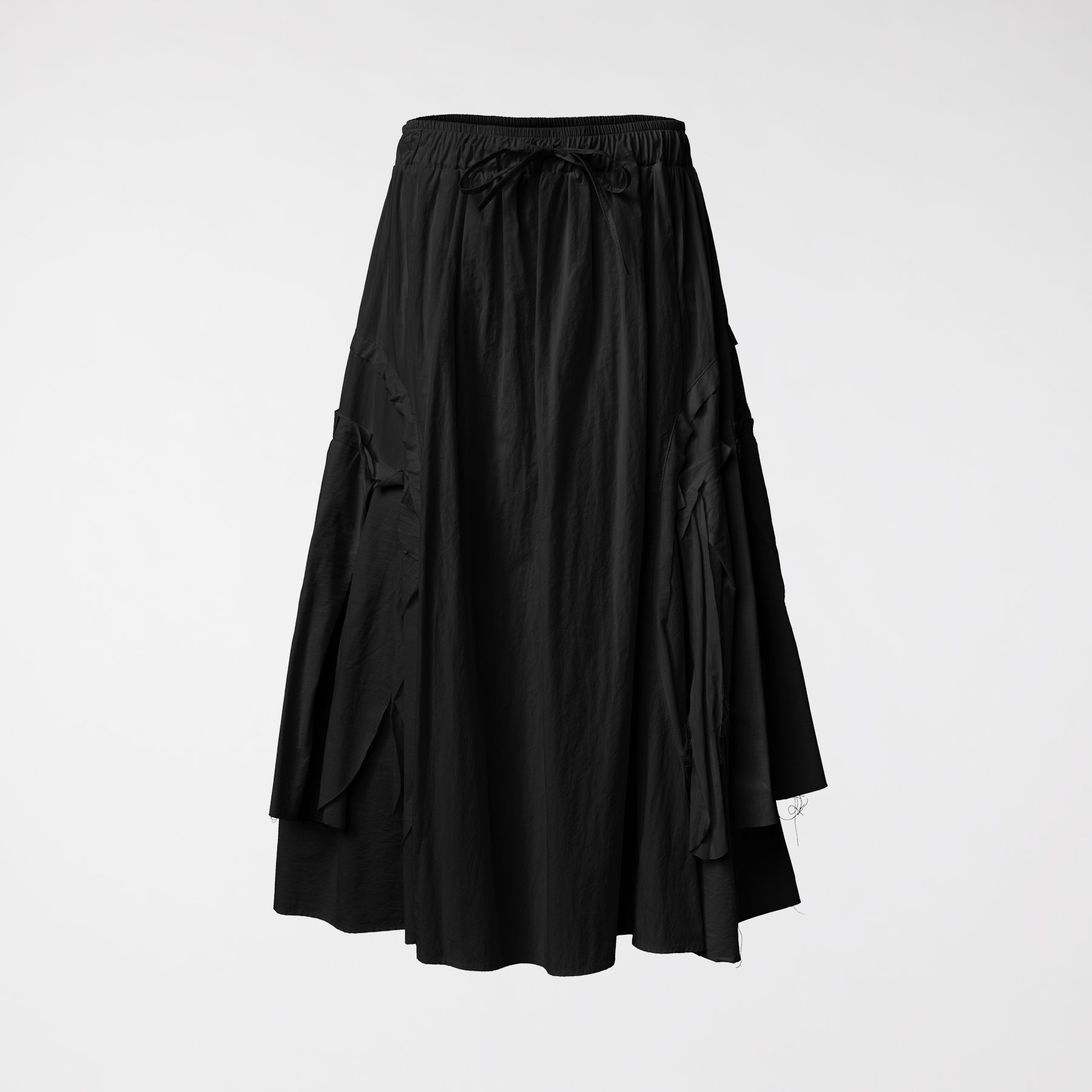 FLARED PLEATED SKIRT