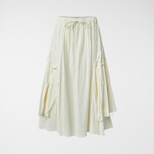 FLARED PLEATED SKIRT