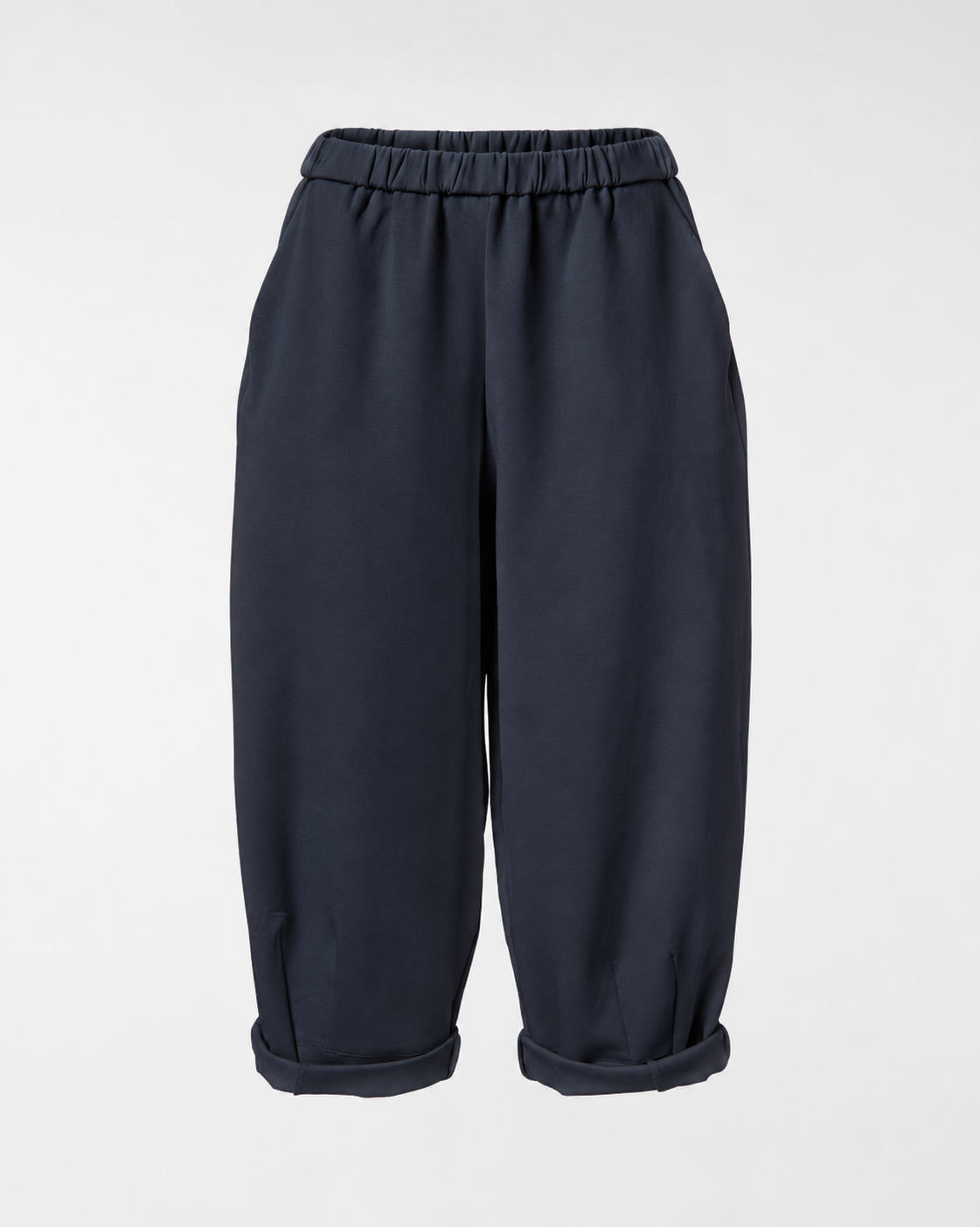 PANTALONI IN TESSUTO NEOPRENE LEGGERO 