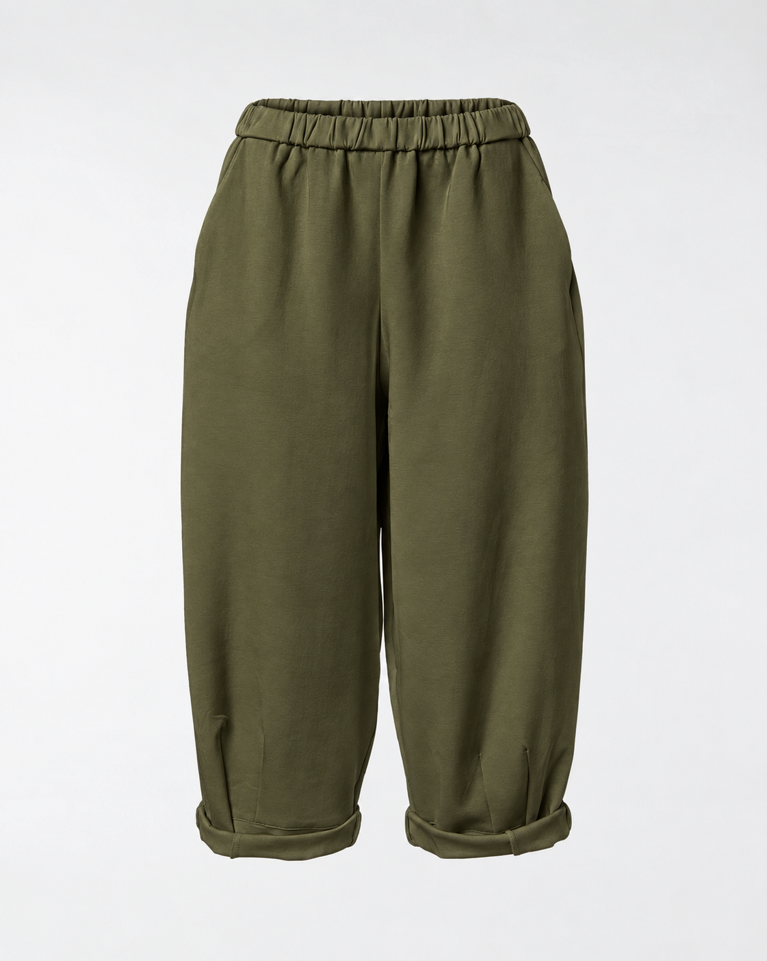 PANTALONI IN TESSUTO NEOPRENE LEGGERO 