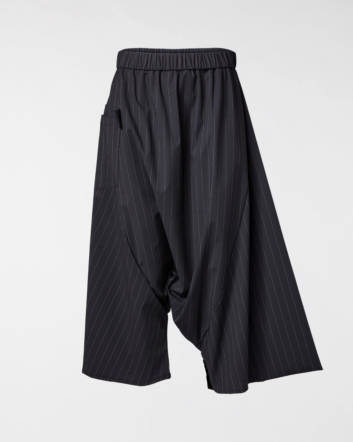 PINSTRIPED HAREM TROUSERS