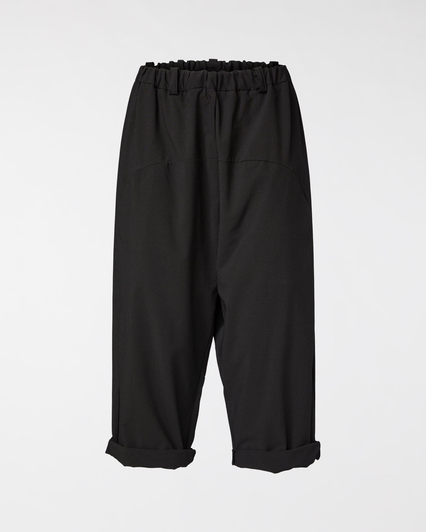 CROPPED PINSTRIPED TROUSERS