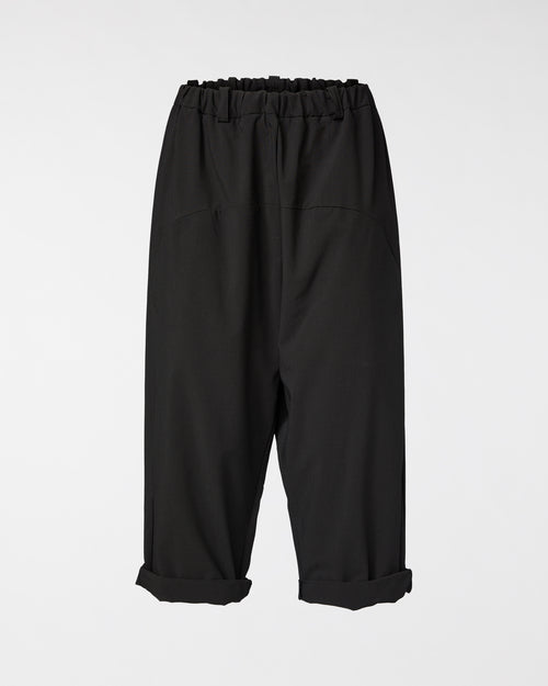 CROPPED PINSTRIPED TROUSERS