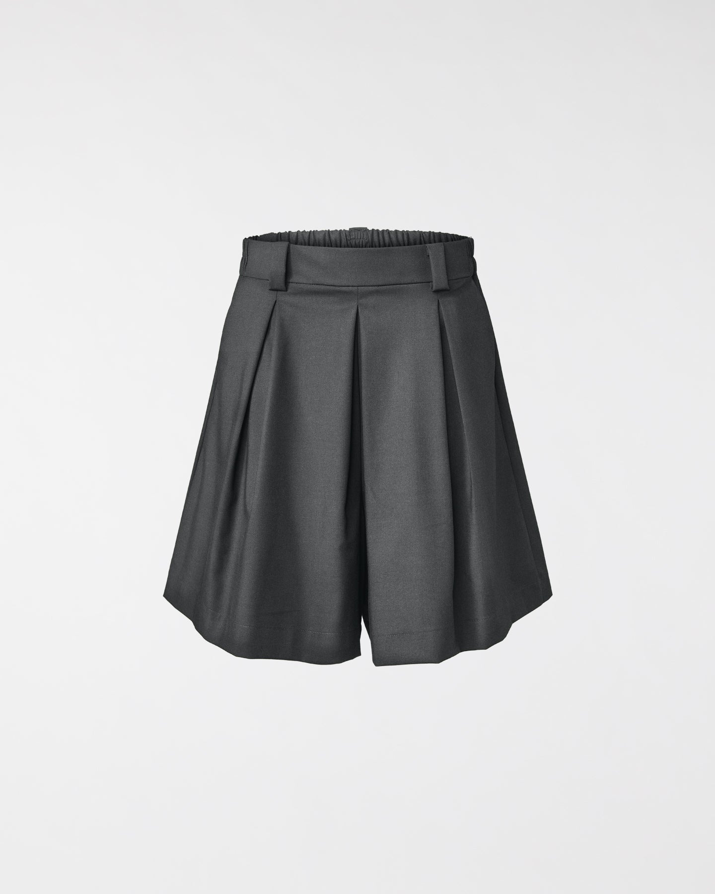 VISCOSE BLEND TWILL SHORTS
