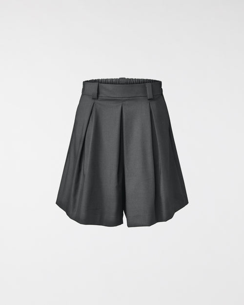 VISCOSE BLEND TWILL SHORTS