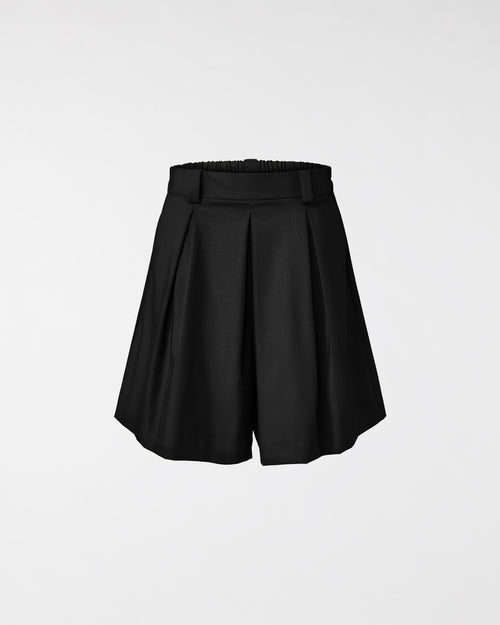 VISCOSE BLEND TWILL SHORTS