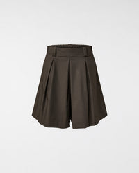 VISCOSE BLEND TWILL SHORTS