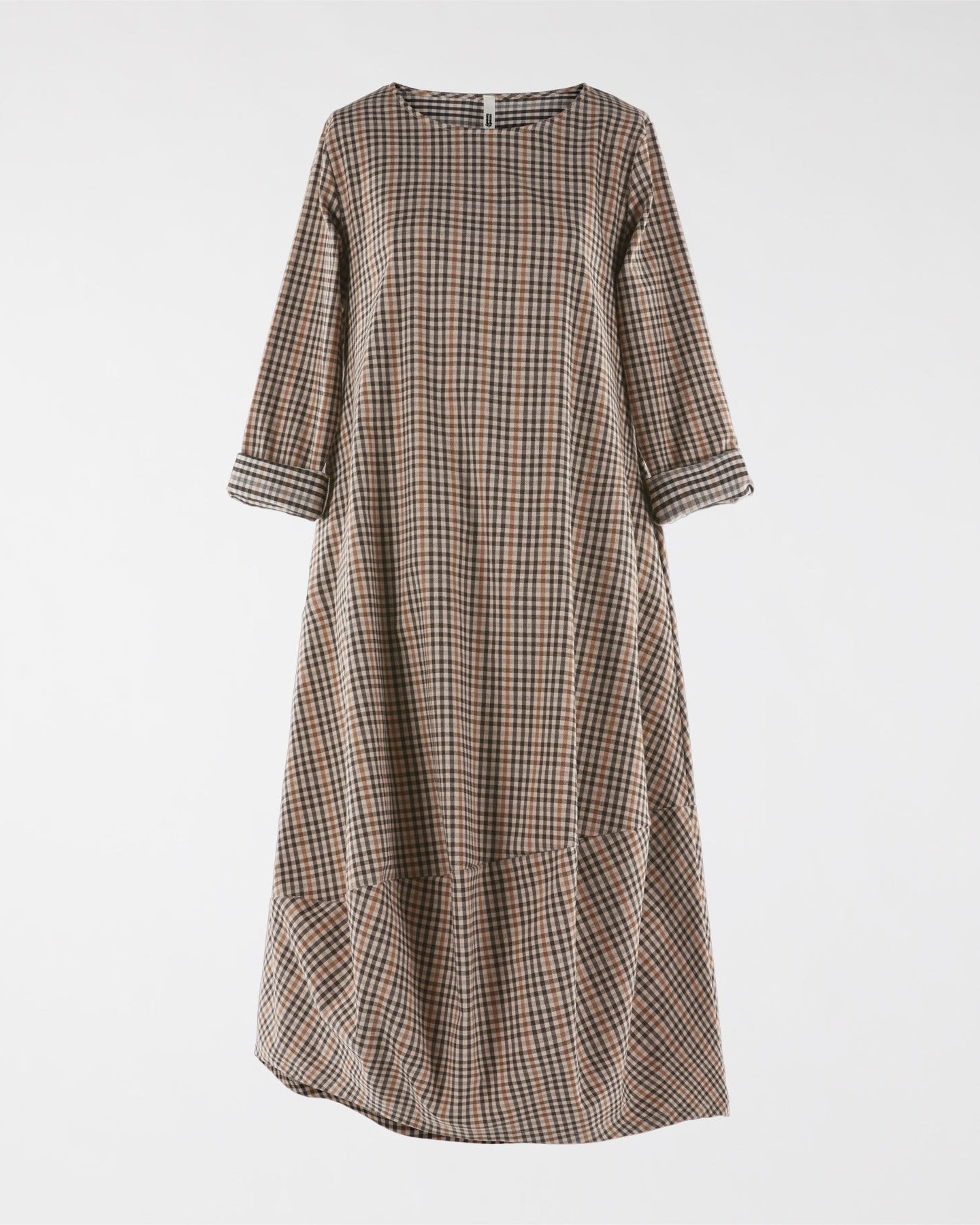 LANGES KLEID IN HERBSTFARBEN