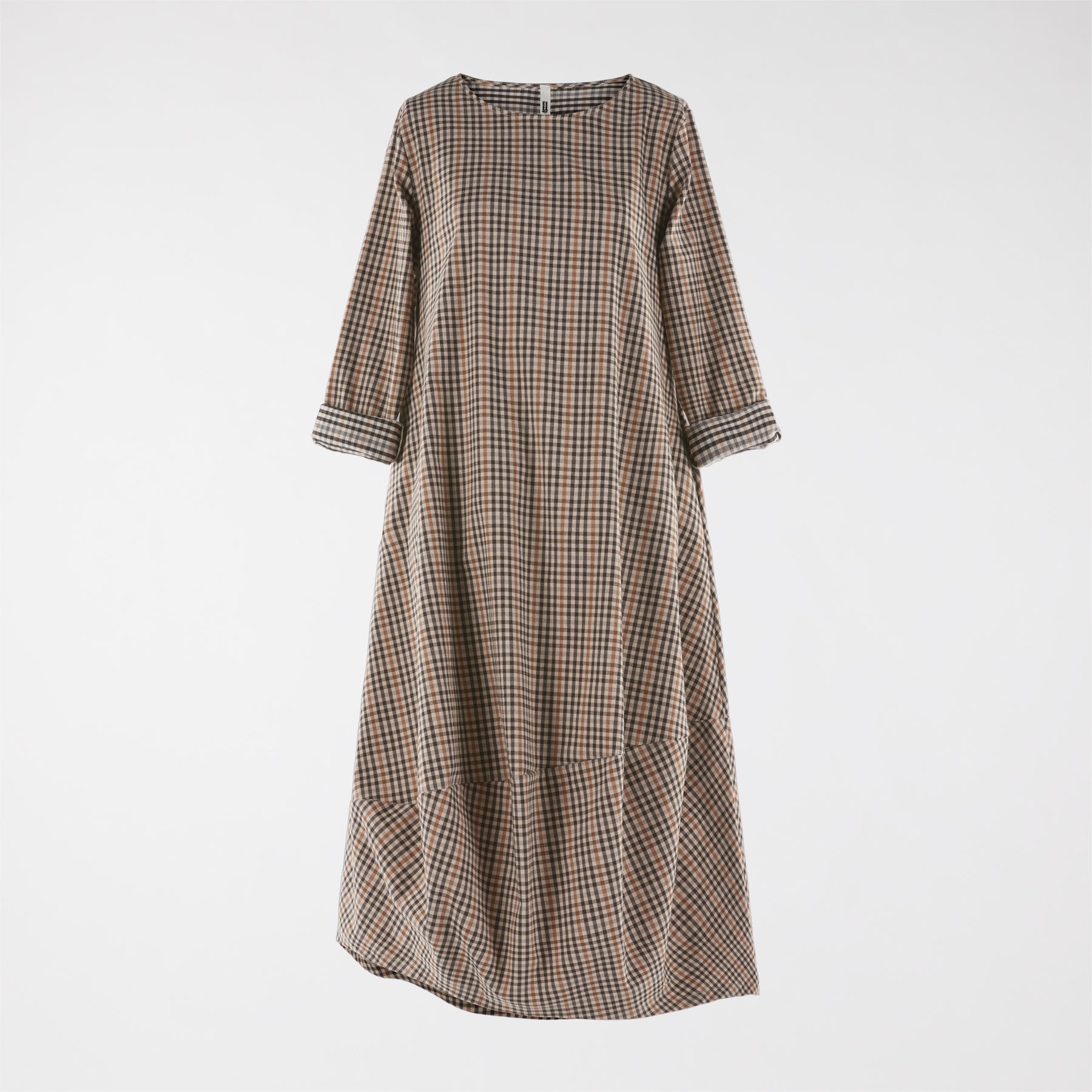 LONG DRESS IN AUTUMN COLOURS