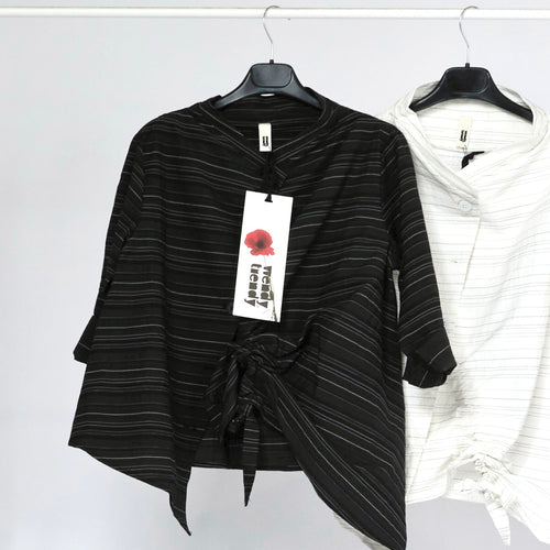 CAMICIA/GIACCA IN TESSUTO A RIGHE