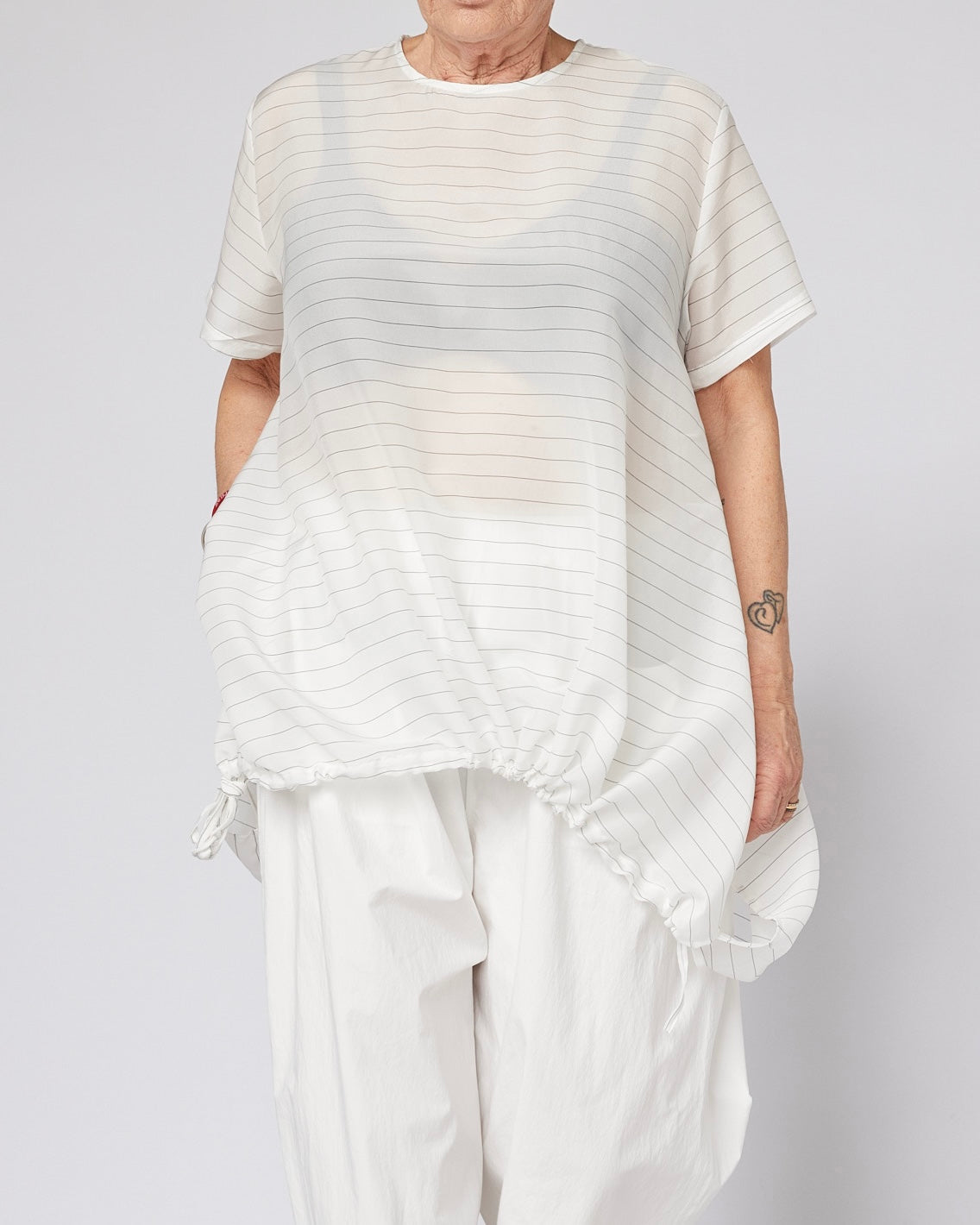 SEMI-SHEER TUNIC