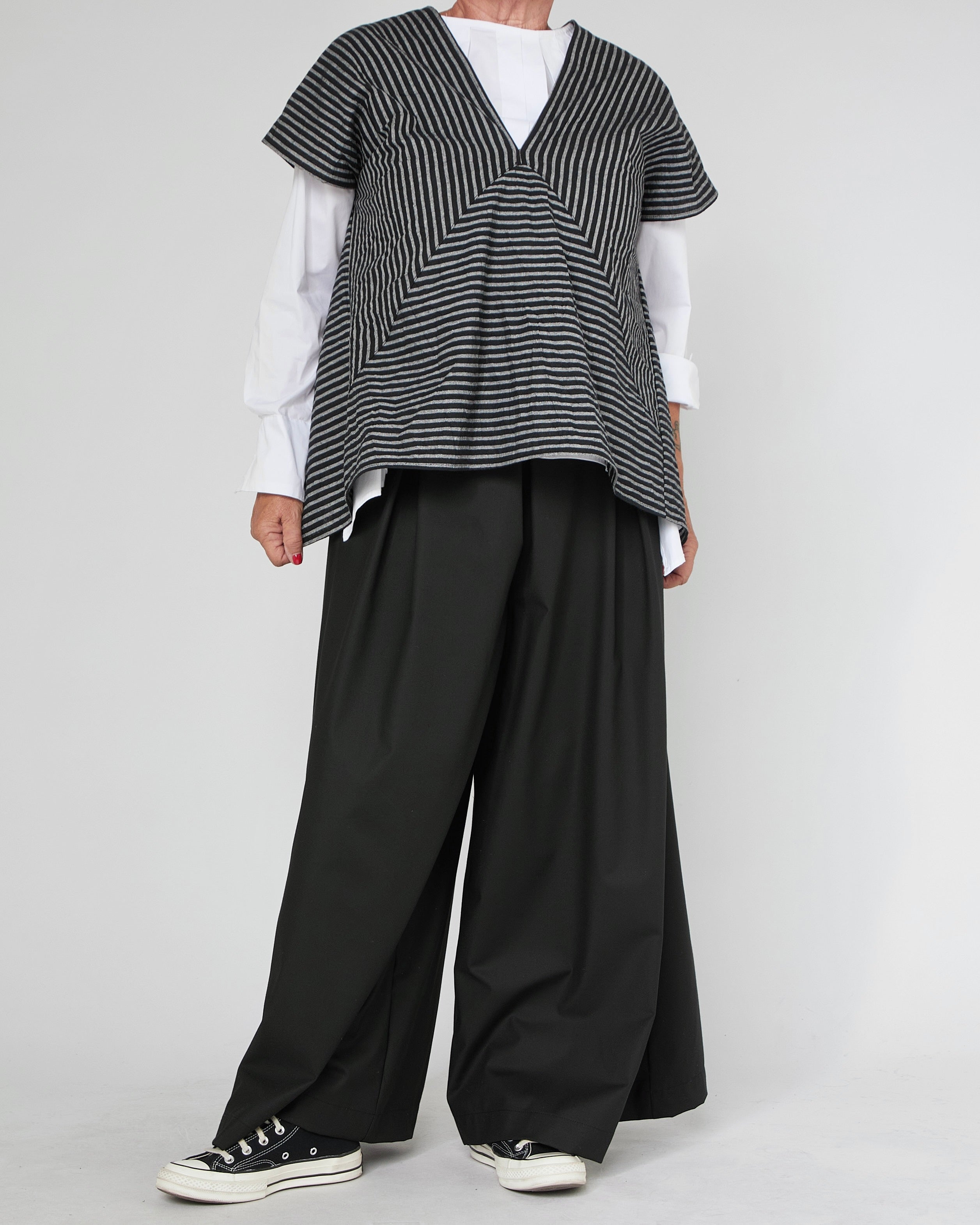 KURZ GESTREIFTER KAFTAN
