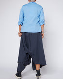 ASYMMETRIC DRAPED TROUSERS