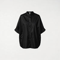 KOREAN COLLAR SHIRT BLACK