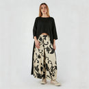 TROUSERS WITH STYLIZED PRINT