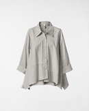 ASYMMETRIC SHIRT IN COTTON FABRIC