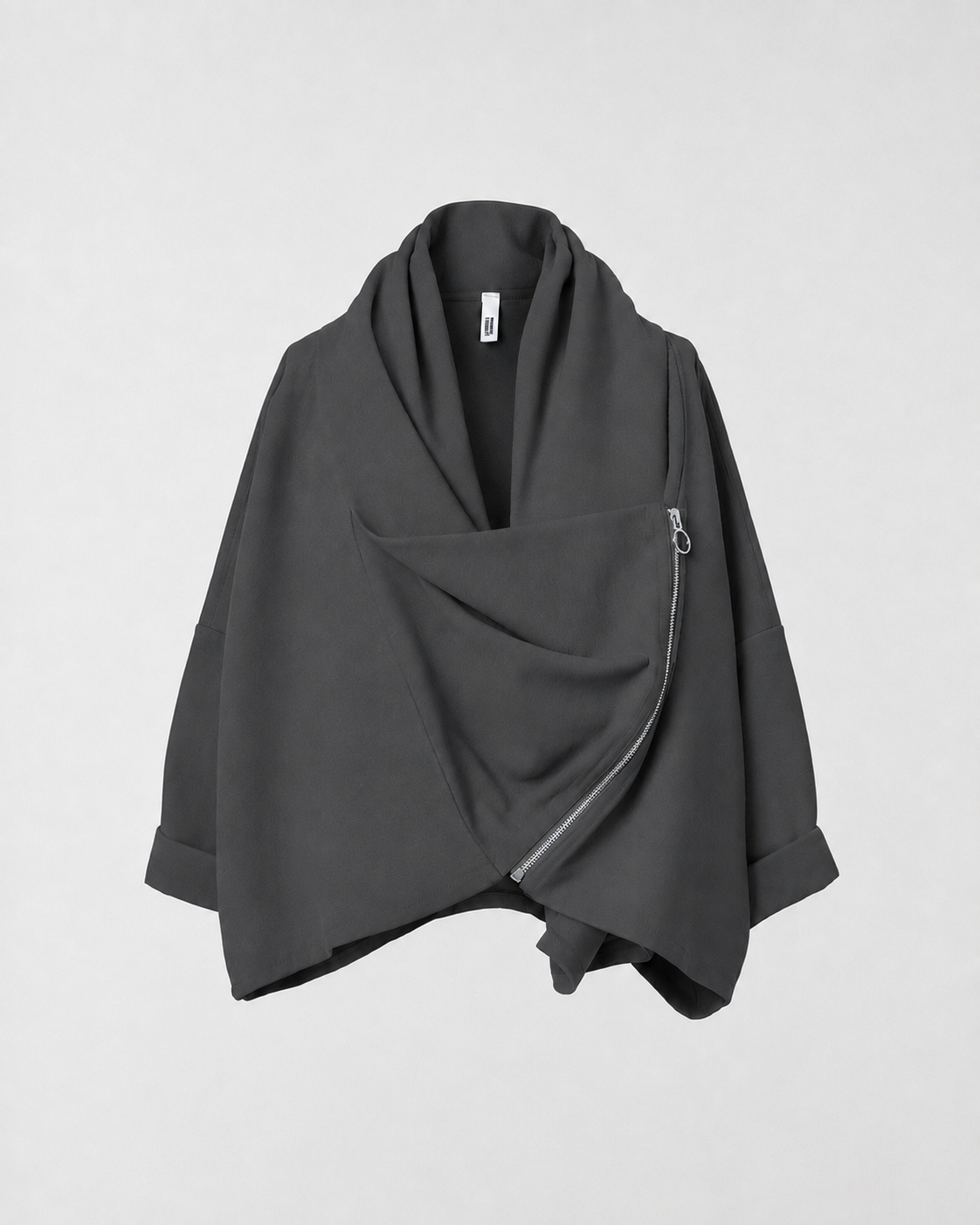 FLEECE-CARDIGAN MIT SEITLICHEM REISSVERSCHLUSS