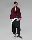 FLEECE-CARDIGAN MIT SEITLICHEM REISSVERSCHLUSS