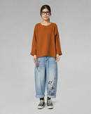 JEANS CON RICAMO AUTUNNALE