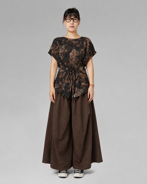 BLUSE MIT GELDBÖRSENVERSCHLUSS VON FUME