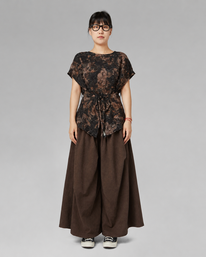 FUME' WALLET CLOSURE BLOUSE