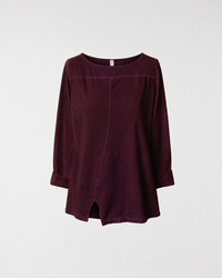 COTTON T-SHIRT WITH SPLIT