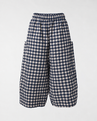 PANTALONI A QUADRI CON TASCHE LATERALI