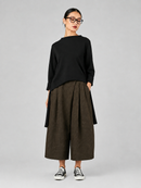 SWEATSHIRT IN STRETCH COTTON FABRIC LONGER ON THE BACK