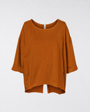 SWEATSHIRT MIT GETEILTEM RÜCKEN